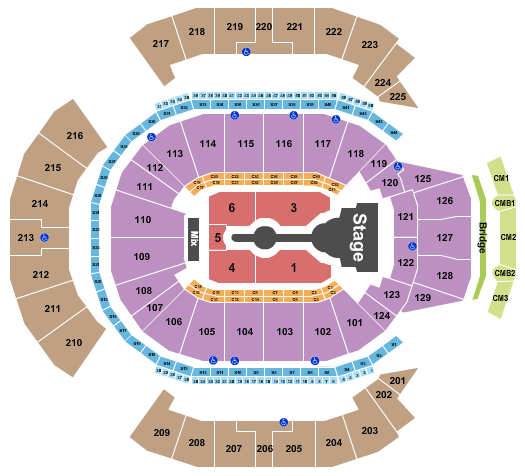 Chase Center Cardi B Seating Chart
