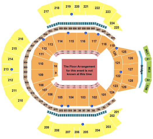 Chase Center Cardi B Seating Chart